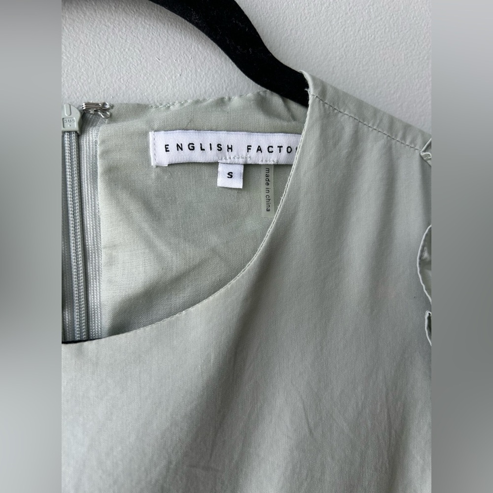 English Factory Sage Green Blouse